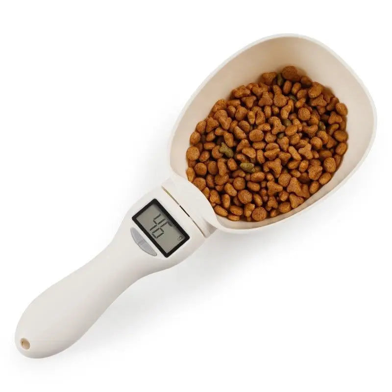 Pet Essentials-11 smart pet food measuring scoop with digital display and ergonomic handle for precise portioning