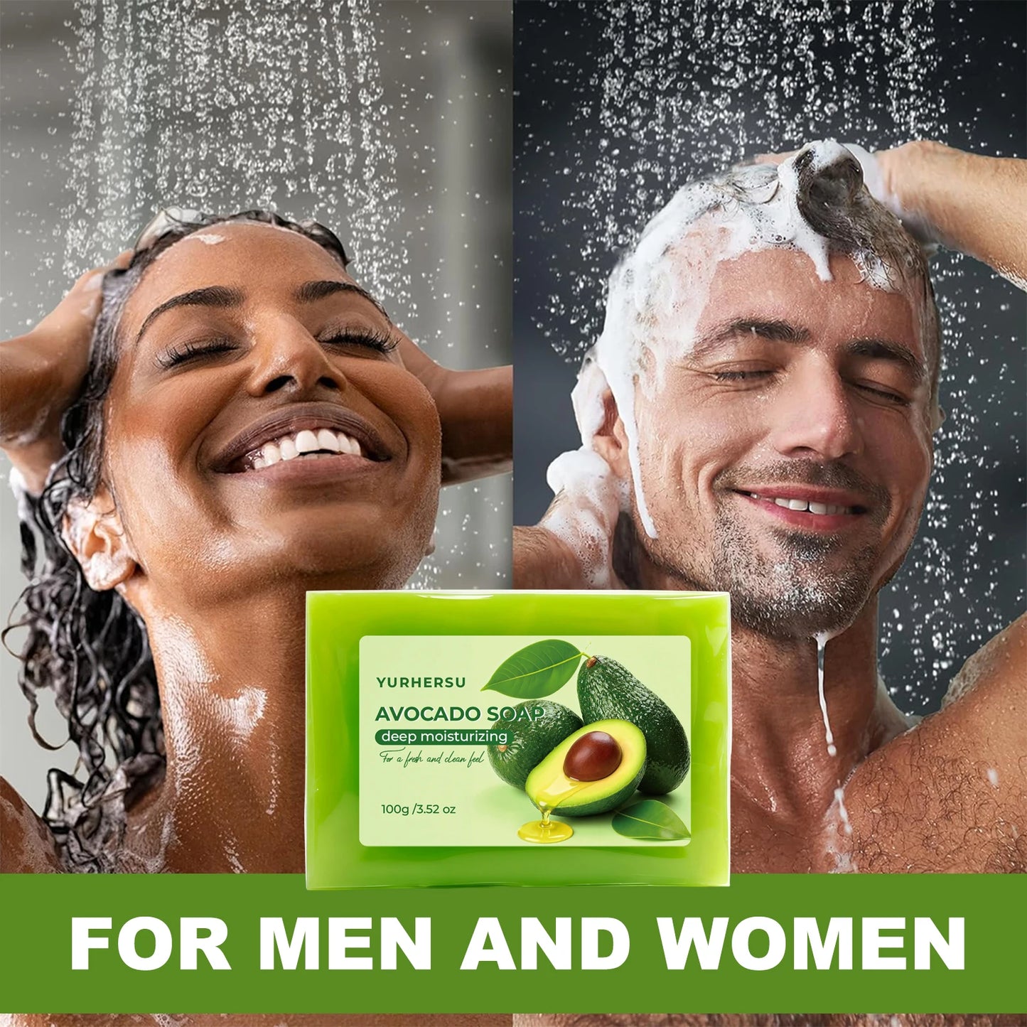 Organic Avocado Extract Soap Hydrating Soothe Repair Rough Skin Brighten Smooth Glowing Face Body Wash Zenn Organics Inc