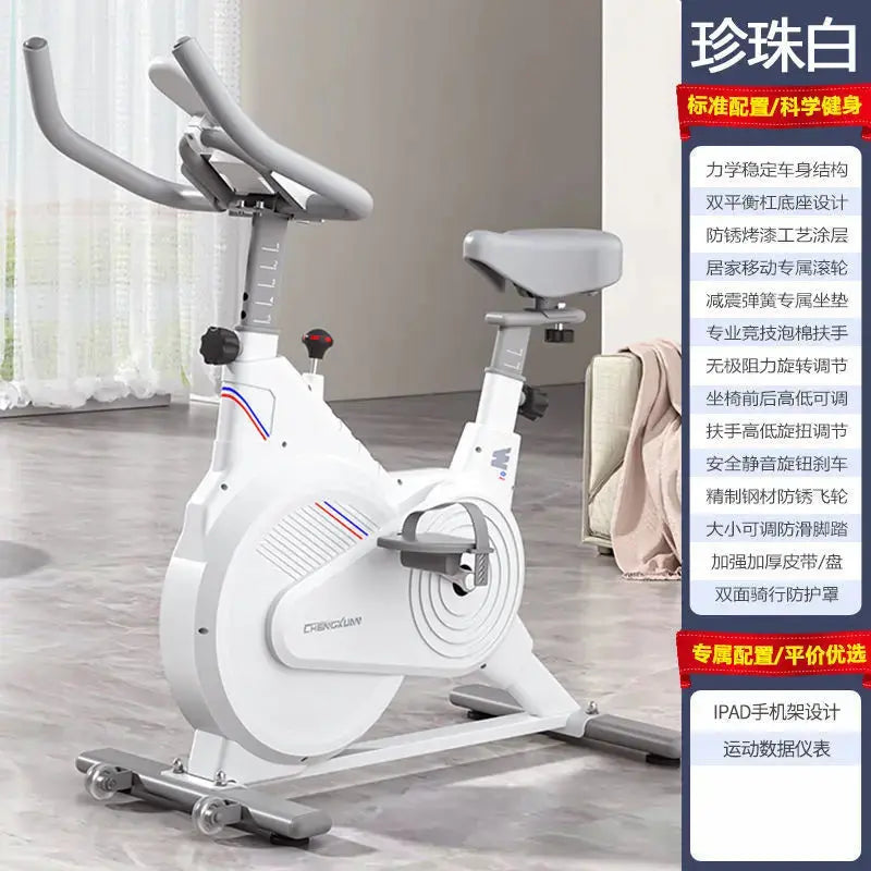 Full Coverage Spinning Bike, Home Ultra Quiet Fitness Bike, Indoor Aerobic Exercise Bike Zenn Organics Inc