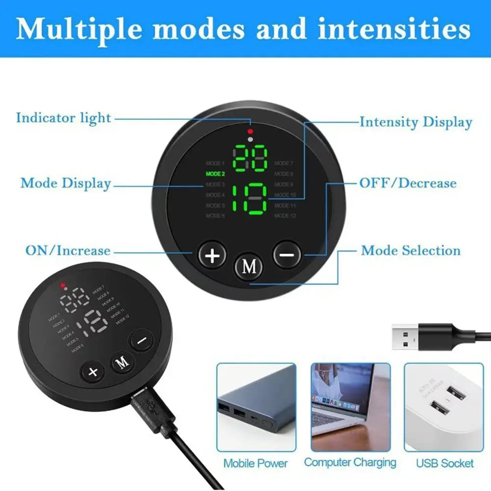 Fitness AB-Belt ABS Stimulator For Home Fitness Training Cores Muscle Firming Strengthening Workout Equipment Travel Fitness Zenn Organics Inc