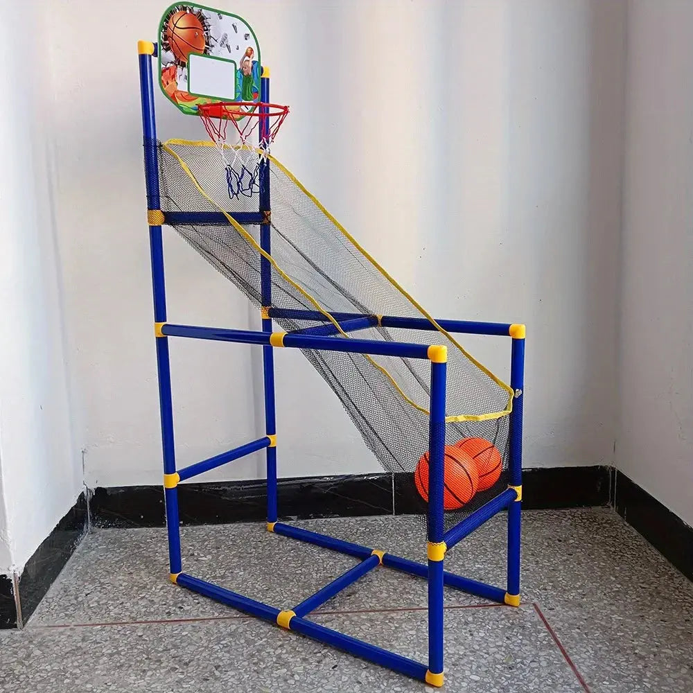 Enjoyable Arcade Basketball Game Set - Indoor/Outdoor Dual Play, Easy Setup with Pump & Balls, Ideal Holiday & Birthday Gift Zenn Organics Inc