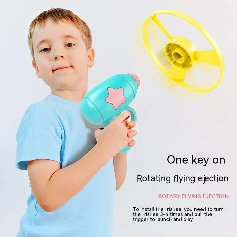 Training Launcher With Flying Discs Zenn Organics Inc