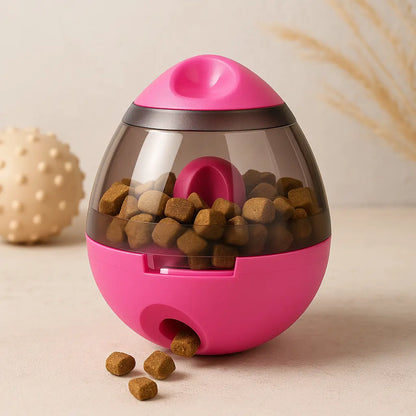 Interactive Pet Treat Ball Food Dispenser from Pet Essentials-11 with a ball-shaped design for feeding and play.