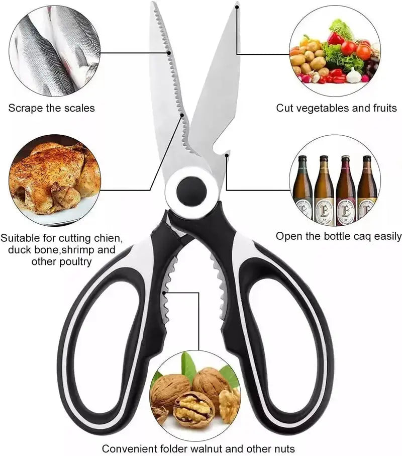 Superior Stainless Kitchen Shears Zenn Organics Inc