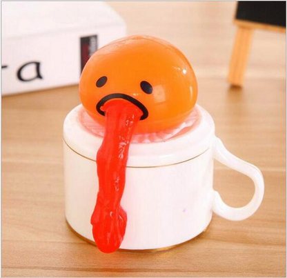 Egg Yolk Puking Stress Toy Zenn Organics Inc