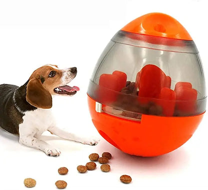 Pet Essentials-11 interactive pet treat ball food dispenser with open design and textured surface for engaging play and treat dispensing.
