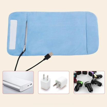Portable USB baby bottle warmer from Baby Essentials-4 for heating milk and water, compact and easy to use.