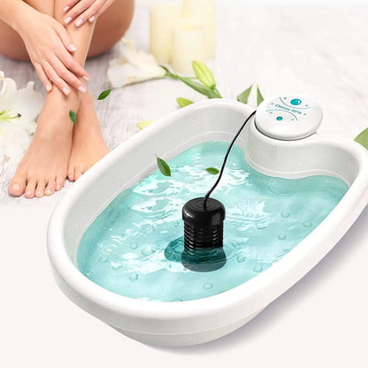 Health & Beauty-5 Ionic Detox Foot Spa Cleanse Machine with foot basin and control panel for detoxification therapy.