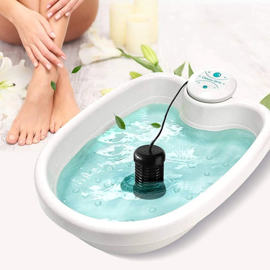 Health & Beauty-5 Ionic Detox Foot Spa Cleanse Machine with foot basin and control panel for detoxification therapy.