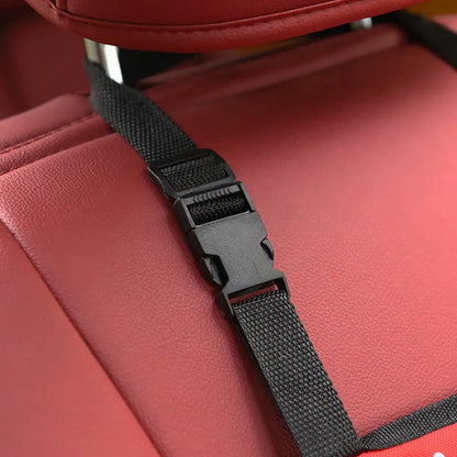 Foldable Pet Essentials-11 pet car hammock seat with secure straps and waterproof fabric for comfortable travel with pets.