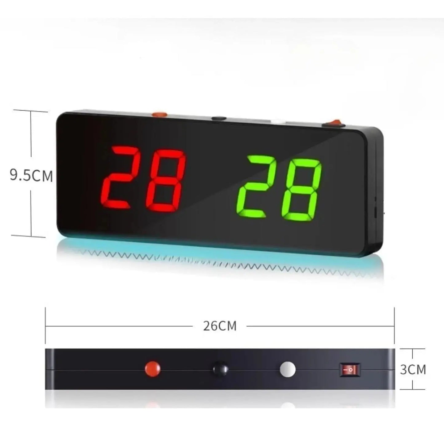 Billiards Electronic Scoreboard for Volleyball Versatile Sturdy Rechargeable  USB Charging Portable Electronic Snooker Digital Zenn Organics Inc