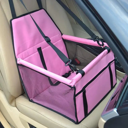 Pet Essentials-11 dog travel car seat carrier with padded interior and adjustable straps for secure, comfortable transport.