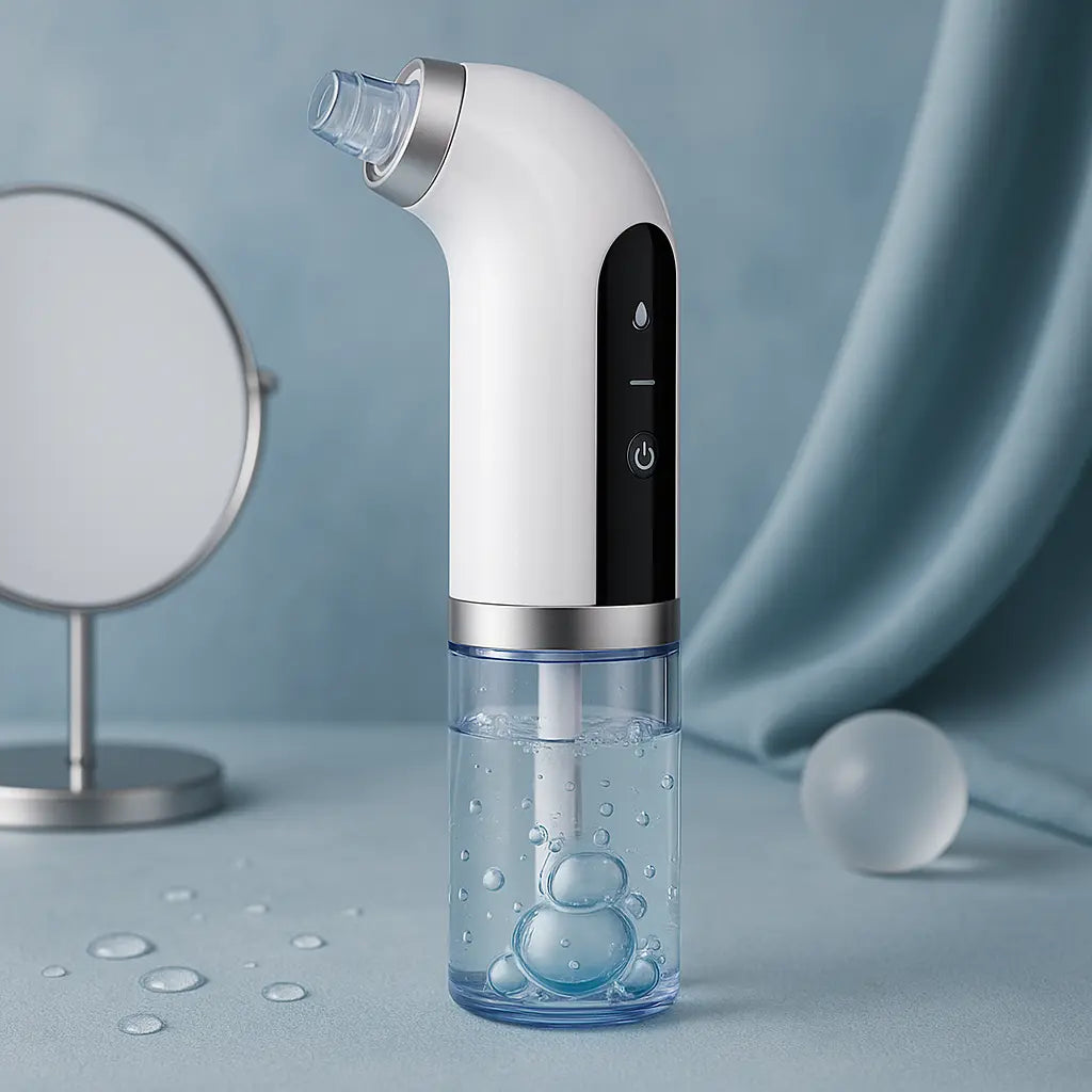 Electric blackhead vacuum remover from Health & Beauty-5 with a sleek design for facial pore cleaning and blackhead removal.