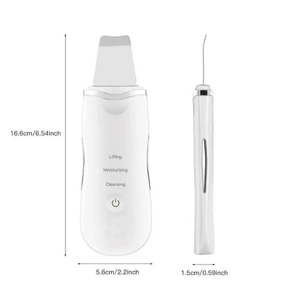 Deep facial cleanser and face scrubber from Health & Beauty-5, showing the product bottle and exfoliating scrubber tool.