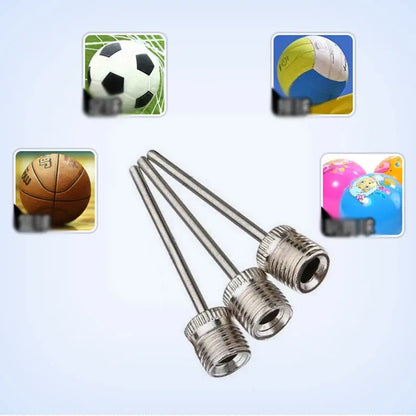 10pcs Sport Ball Inflating Pump Needle For Football Basketball Soccer Inflatable Air Valve Adaptor Stainless Steel Pump Pin Zenn Organics Inc