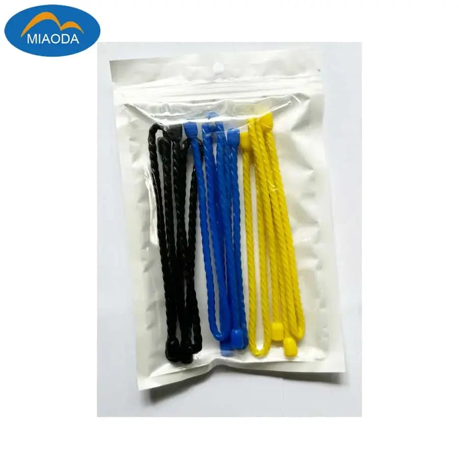 6pk 18'' Reusable Adjustable Silicone Cable Ties Multi-Purpose Releaseable for Home Office Travel Zenn Organics Inc