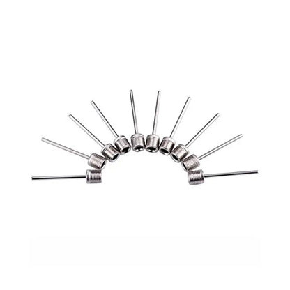 10pcs Sport Ball Inflating Pump Needle For Football Basketball Soccer Inflatable Air Valve Adaptor Stainless Steel Pump Pin Zenn Organics Inc