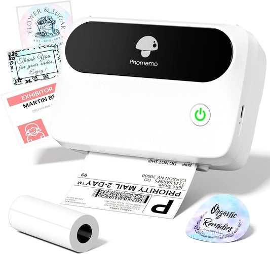 Phomemo M421 Portable 1.57-4 Inch Home Office Wireless for Bluetooth Label Maker IOS Android Compatible Stock Available Zenn Organics Inc