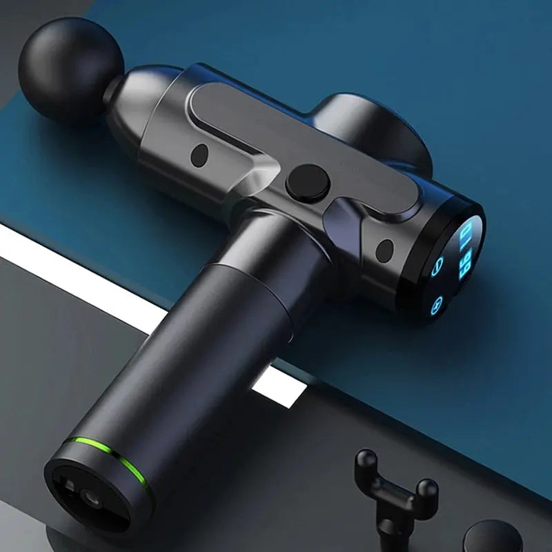 Fitness-6 Power Pulse Massage Gun for deep tissue muscle relaxation, fascia relief, and body shaping with percussion therapy.