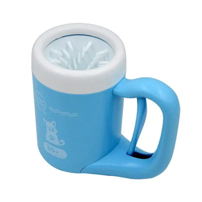 Portable Pet Essentials-11 dog paw cleaner cup with soft silicone bristles for outdoor paw washing