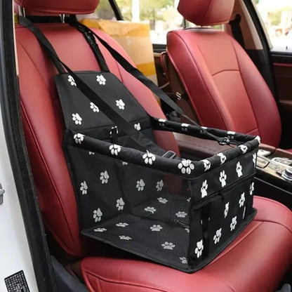 Foldable Pet Essentials-11 car hammock seat for dogs and small cats, waterproof, secure, and designed to protect car seats during travel.