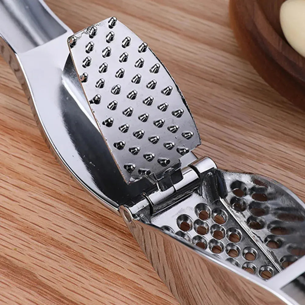 Garlic Press Manually Mashed Garlic Crusher Machine Handheld Ergonomic Grip Anti-Rust Cooking Ginger Crusher Kitchen Tools Zenn Organics Inc