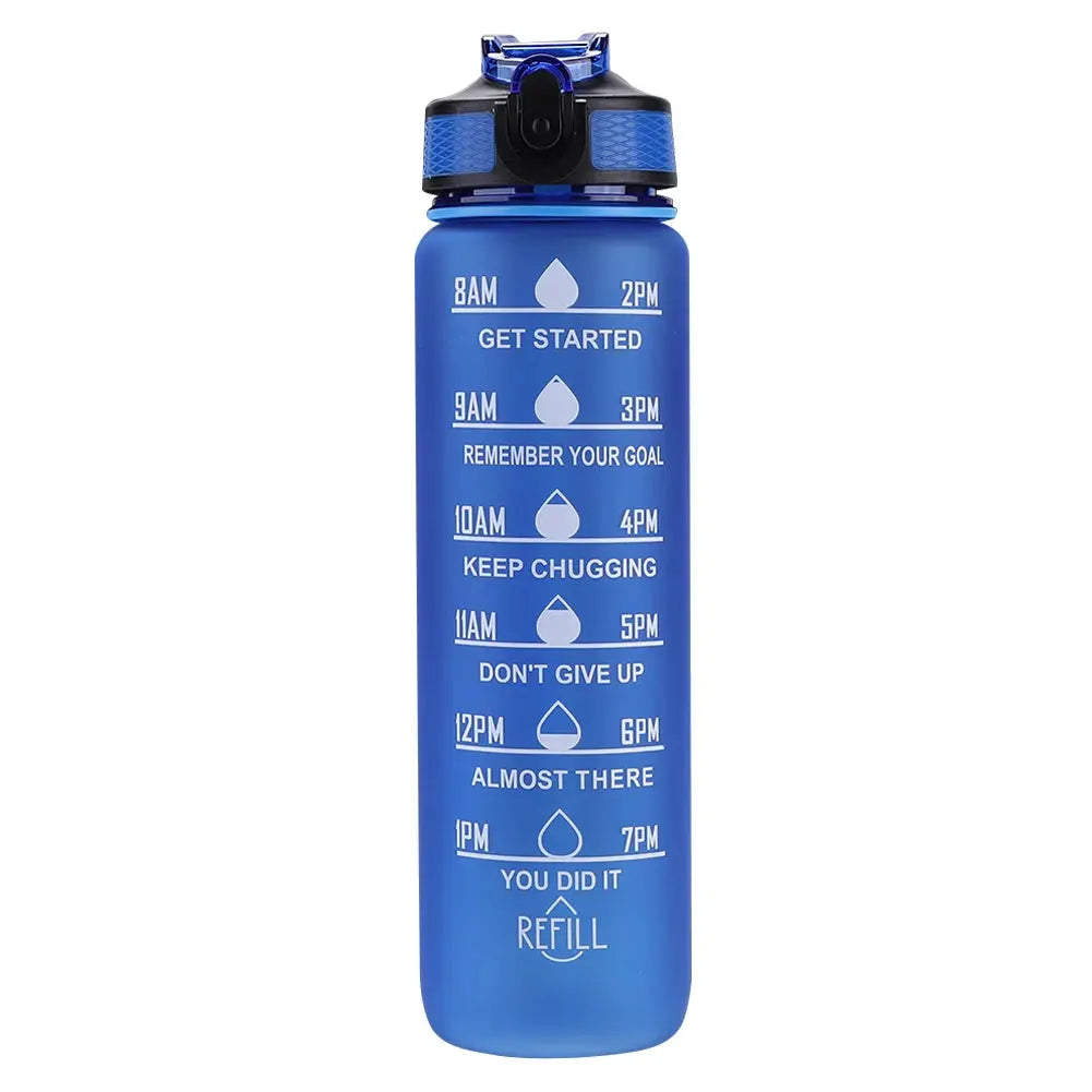 1L Water Bottle Portable Sport Water Bottle Pretty Drink Bottle Leakproof Gym Water Bottle for Outdoor Travel Fitness Cycling Zenn Organics Inc