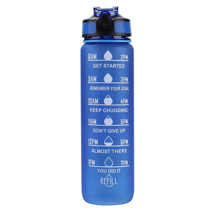 1L Water Bottle Portable Sport Water Bottle Pretty Drink Bottle Leakproof Gym Water Bottle for Outdoor Travel Fitness Cycling Zenn Organics Inc