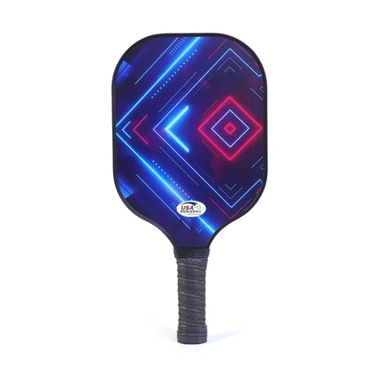 Zenn Organics USAPA approved graphite pickleball paddles set with beach tennis racquets and cricket ball for outdoor sports.