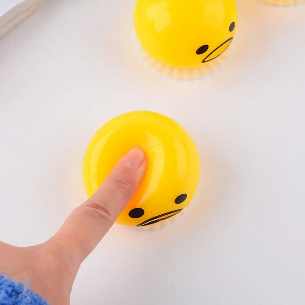 Puking Egg Yolk Stress Ball With Yellow Goop Relieve Stress Toy Funny Squeeze Tricky AntiStress Disgusting Egg Toy Kids Gift Zenn Organics Inc