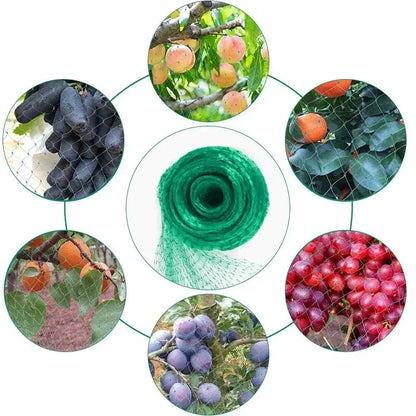 Garden Netting Green Woven Mesh Protect Plants Fruits Flowers Trees Stretch Fencing Durable Net Stops Birds Deer Animals Zenn Organics Inc