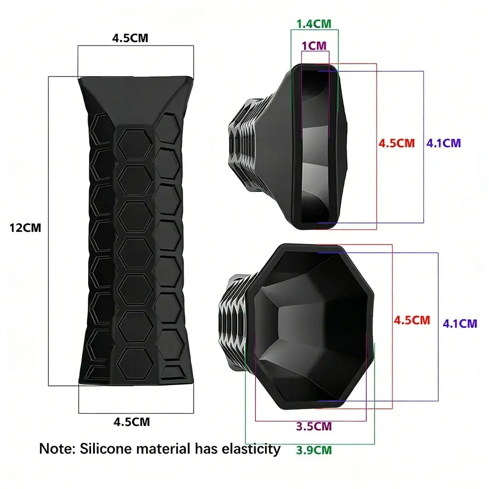 1PC Pickleball Paddle Grip Covers Sweat-Absorption Silicone Overgrip Sleeve for Badminton Rackets Non-Slip Handle Protector Zenn Organics Inc