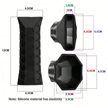 1PC Pickleball Paddle Grip Covers Sweat-Absorption Silicone Overgrip Sleeve for Badminton Rackets Non-Slip Handle Protector Zenn Organics Inc