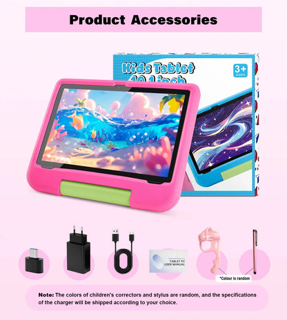 Kids Tablet, 10.1-inch Children 2025 Android 15 Tablets with Eye Protection Screen, 8GB(4+4GB) RAM 64GB Storage, 5000mAh Battery Zenn Organics Inc
