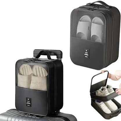 Shoe Bags - Holds 3 Pair of Shoes, Travel Essentials for Flying Carry On Luggage Accessories Zenn Organics Inc