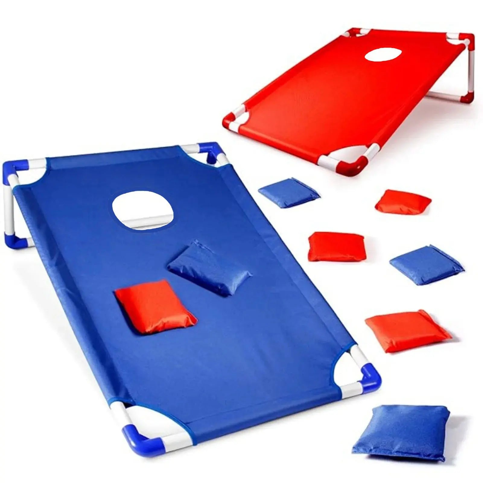 Portable Cornhole Game Set Outdoor Toss Game Set with Cornhole Game Boards for Backyard Camping and Outdoor Fun Zenn Organics Inc