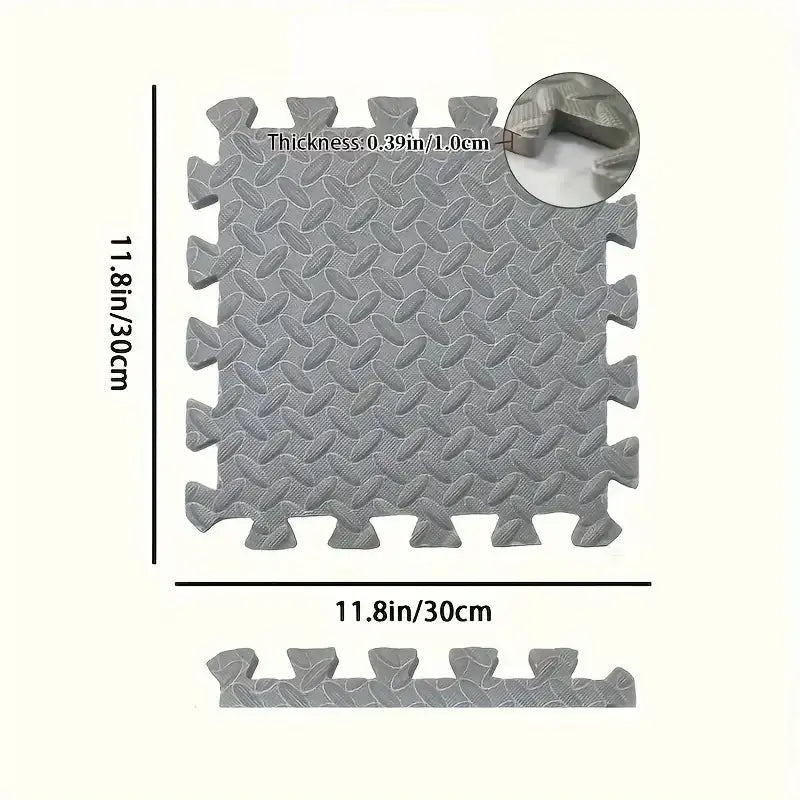 8/16 Pcs Foam Fitness Non Slip Yoga Mat Fitness Floor Tile Protection Pad Fitness Equipment Mat Suitable for Indoor Fitness Zenn Organics Inc