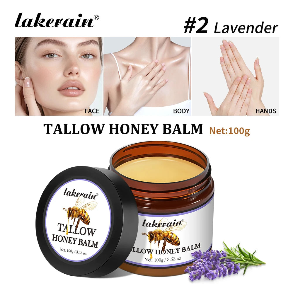 Tallow Honey Balm Specifically For Dryness And Itchiness Skin Moisturizing Beef Tallow Face Cream Body Lotion Face Cream Care Zenn Organics Inc