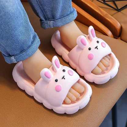 Children's Slippers Kids Summer Girls Cartoon Bunny Non-Slip Soft Soles For Children Indoor Home Boys Toddler Baby Sandals Zenn Organics Inc