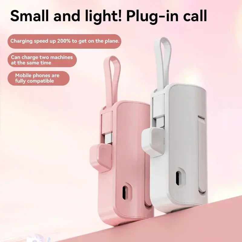 30000mAh Mini Powerbank Compact Portable Charger Pocket Power Bank with Stand Compatible with IPhone Android External Battery Zenn Organics Inc