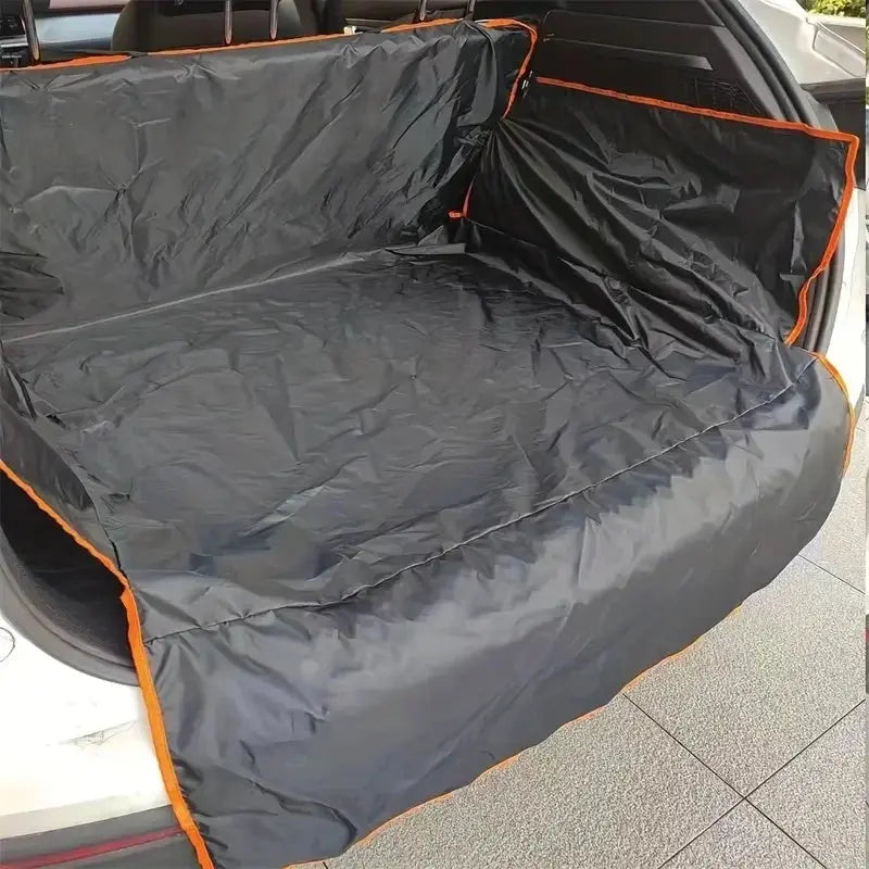Durable Polyester Auto Trunk Mat for Pets - Non-Slip, Scratch-Resistant, Easy-Clean Mat for SUVs and Cars, Pet Safety Mat Zenn Organics Inc