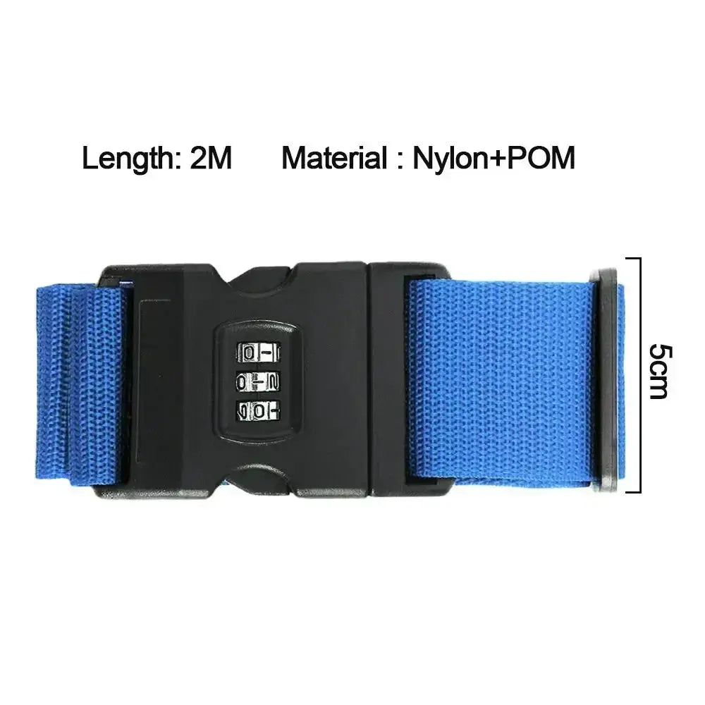 Adjustable Luggage One Word Packing Luggage Belt Portable Flexible Safe Travel Essential Luggage with Luggage Accessories Zenn Organics Inc