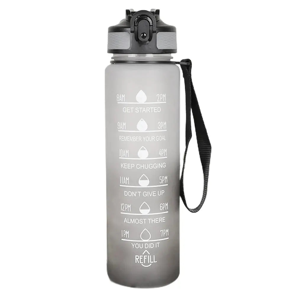 1L Water Bottle Portable Sport Water Bottle Pretty Drink Bottle Leakproof Gym Water Bottle for Outdoor Travel Fitness Cycling Zenn Organics Inc