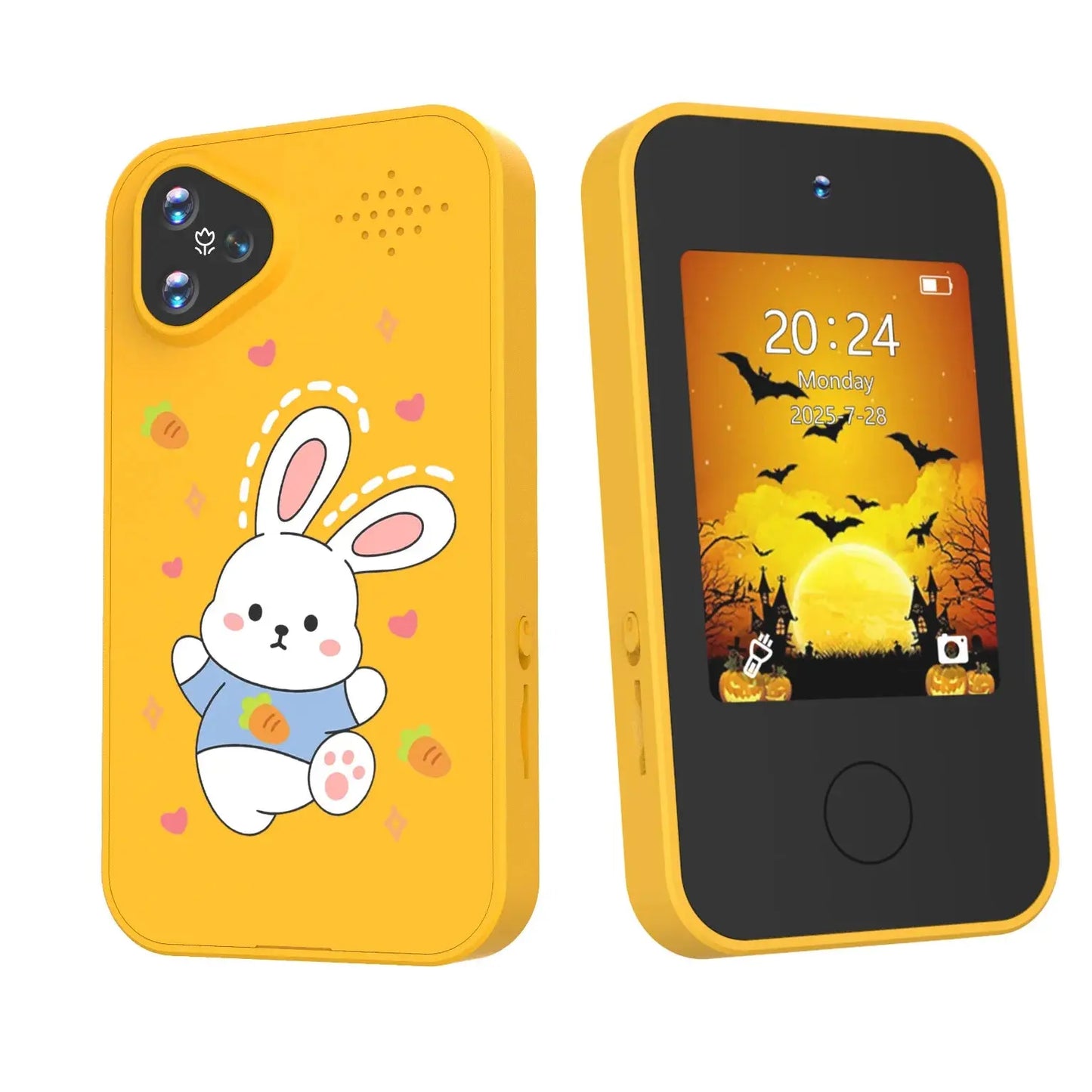 Kids Smart Phone with Dual Camera, 2.8" Touchscreen, 720P IPS Display, Battery, USB-C Charging, 4+ Years Old, prefer gift Zenn Organics Inc