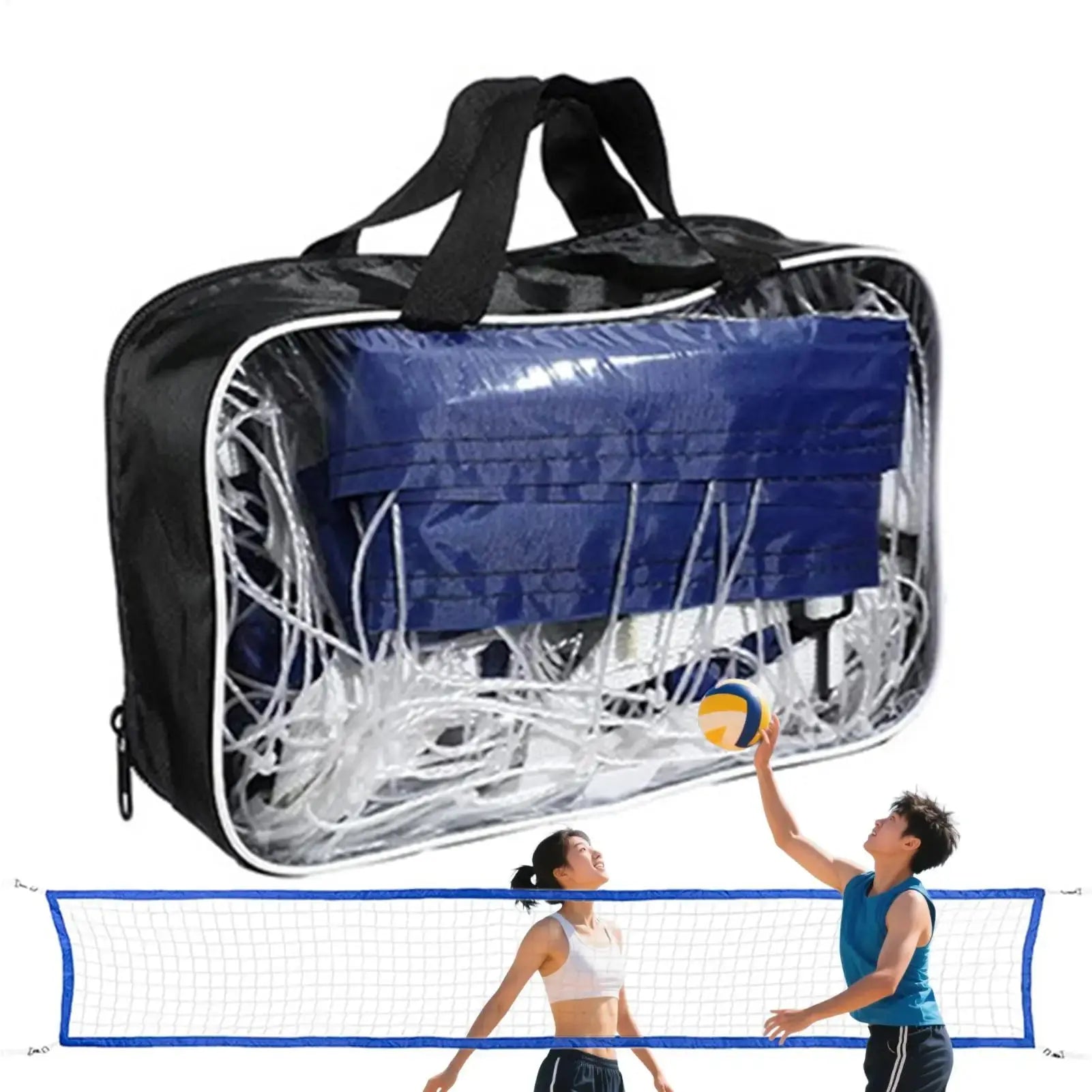 Swimming Pool Volleyball Net Portable Water Volleyball Game Toy Adjustable Sport Equipment for Tennis Beach Party Family Kids Zenn Organics Inc