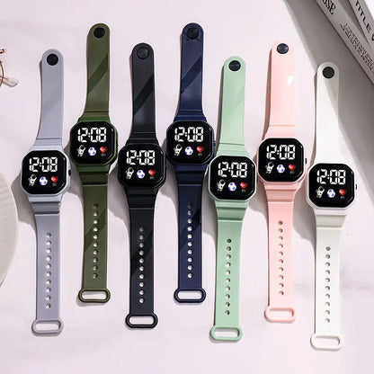 Kids Watch Sport LED Digital Watches Football Silicone Strap Waterproof Electronic Wristwatch for Children Boys Girls Gifts Zenn Organics Inc
