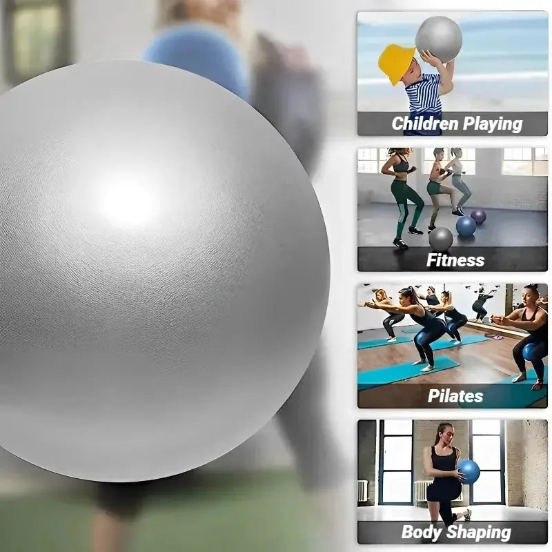 25CM New Yoga Pilates Ball Exercise Gymnastic Fitness Balance Gym Core Indoor Training Mini Balls Small Therapy Improves Zenn Organics Inc