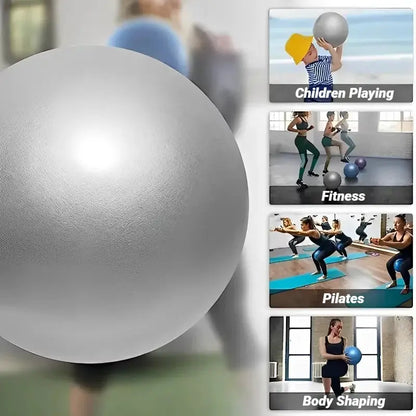 25CM New Yoga Pilates Ball Exercise Gymnastic Fitness Balance Gym Core Indoor Training Mini Balls Small Therapy Improves Zenn Organics Inc