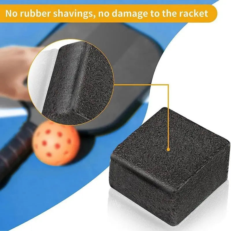 Pickleball Paddle Eraser Carbon Fiber Pickleball Racket Cleaner Safe Paddle Dust Dirt Remover Tools Scratches Cleaner Eraser Zenn Organics Inc