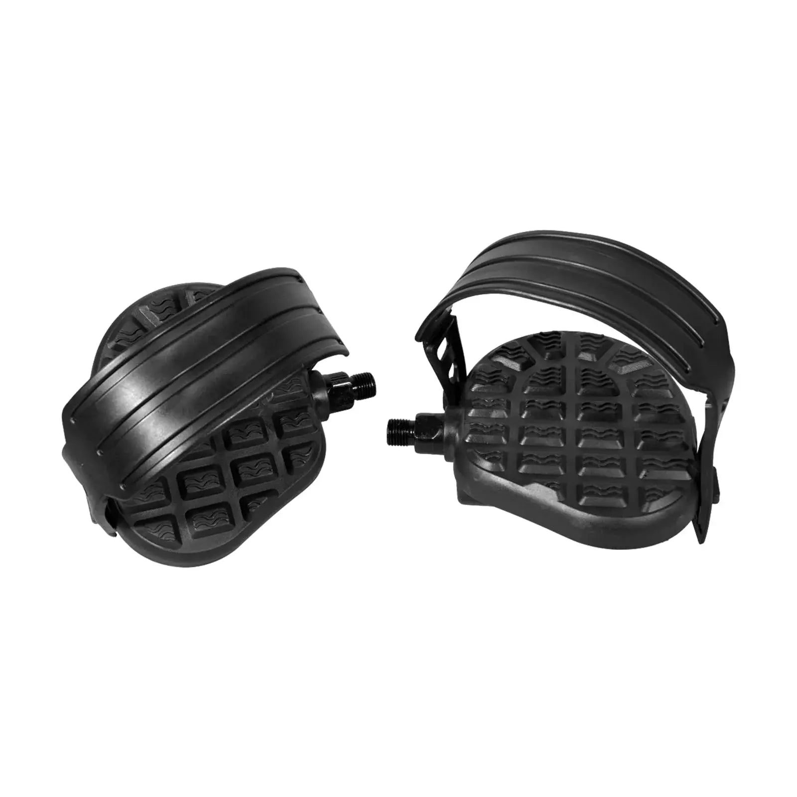 Exercise Bike Pedals with Clips and Straps Lightweight Bike Replacement Parts for Indoor Riding Stationary Bike Home Gym Zenn Organics Inc